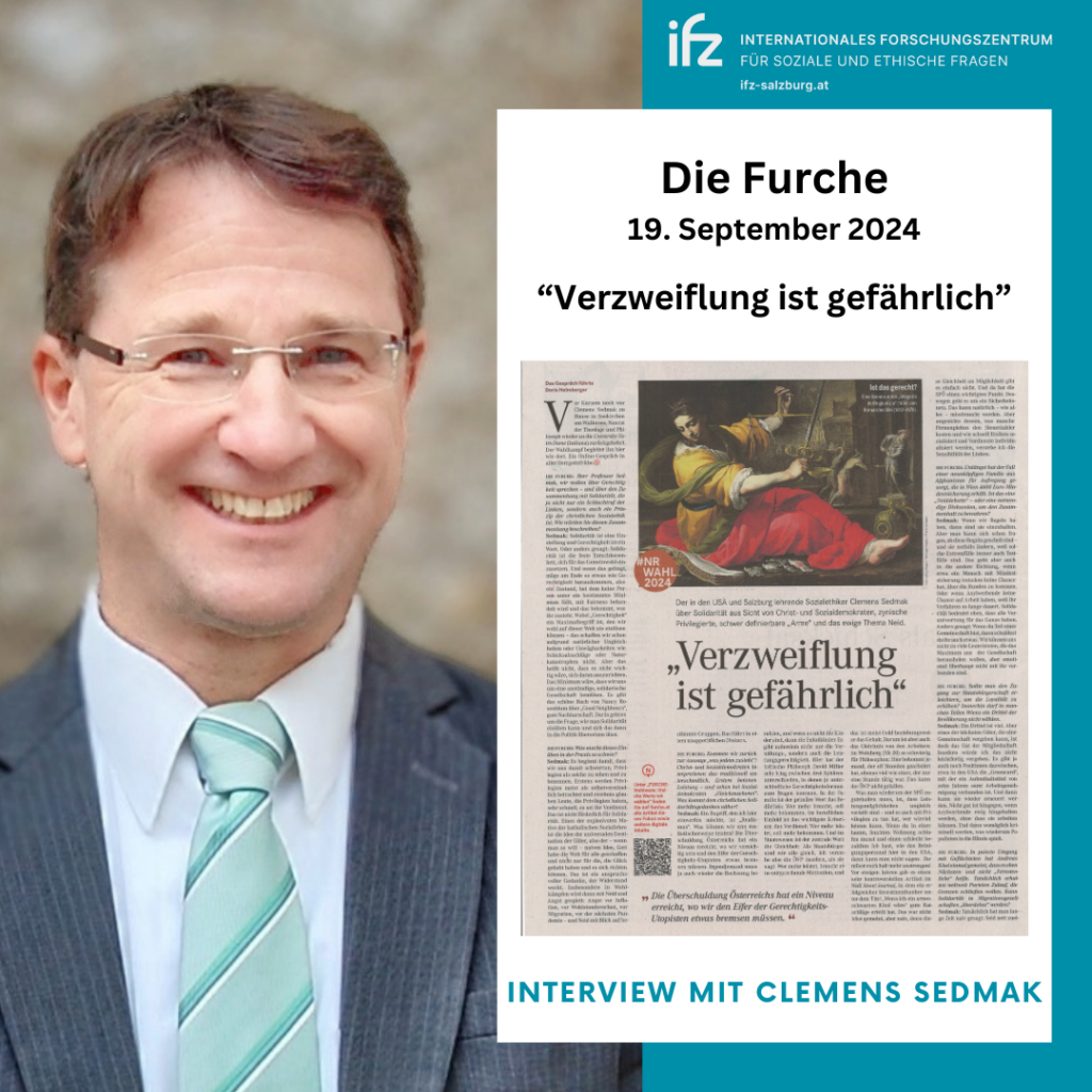 Clemens Sedmak die Furche